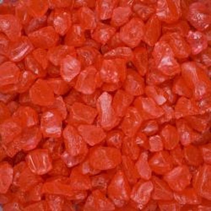 Decoratieve Gekleurde Glassteentjes / Gekleurd Glas - Rood - 4-10mm - 1kg