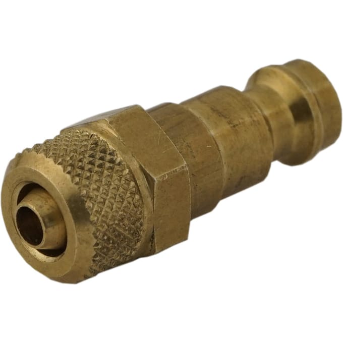 Messing DN 5 Luchtkoppeling Insteeknippel 4x6 mm Push-On [5 Stuks]