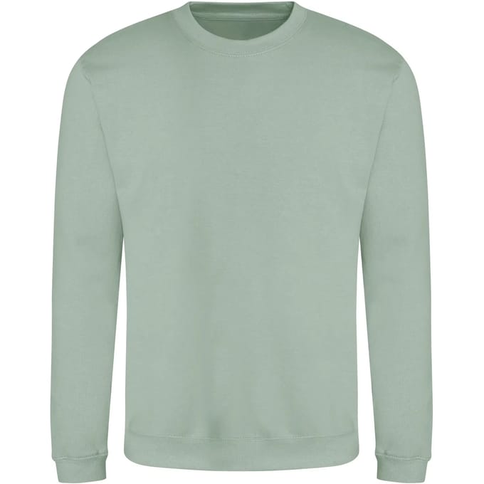 Just Hoods - AWDis Sweat - Dusty Green maat M