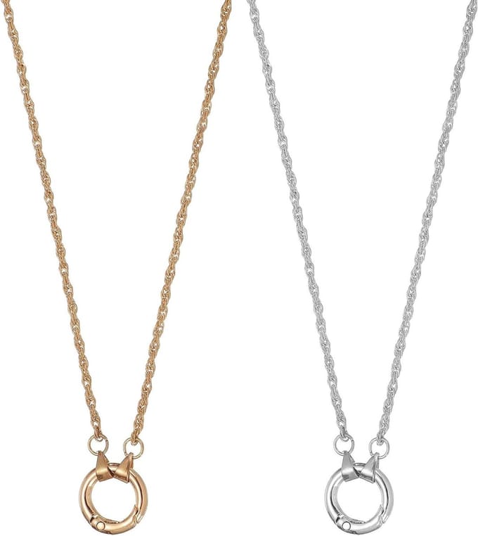 Brillenketting Houder - Hanger Riem - Veilig Bril Dragen - Verstelbare Lengte - 72 cm - Wit Goud