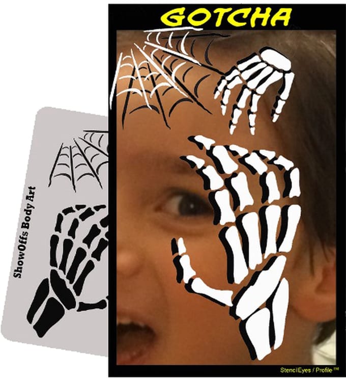 Proaiir Profile Stencil Gotcha | Schminksjabloon