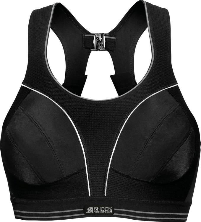 ShockAbsorber - maat 80E - Ultimate Run Bra - Sportbeha - Zwart / Silver