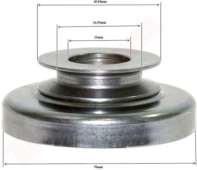 Koppelingstrommel passend op STIHL TS400 ( 4223 700 2500 ) Merk BPC Parts