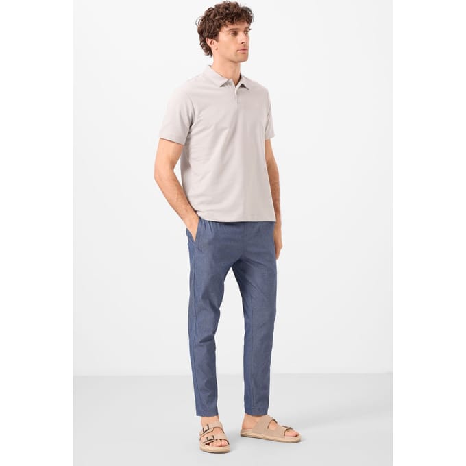 Heren Rechte Gabardine Chino Broek