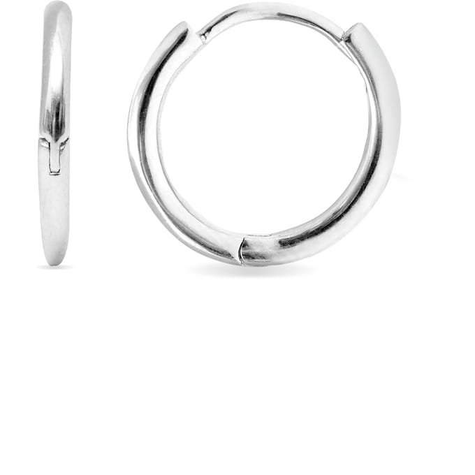 Luxenter Erwe 925 Sterling zilveren gerhodineerde oorbellen