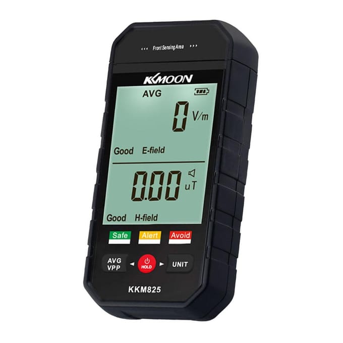 KKmoon kkm825 Handheld Draagbaar Elektromagnetisch Groot LCD Scherm Display Elektrisch zwart