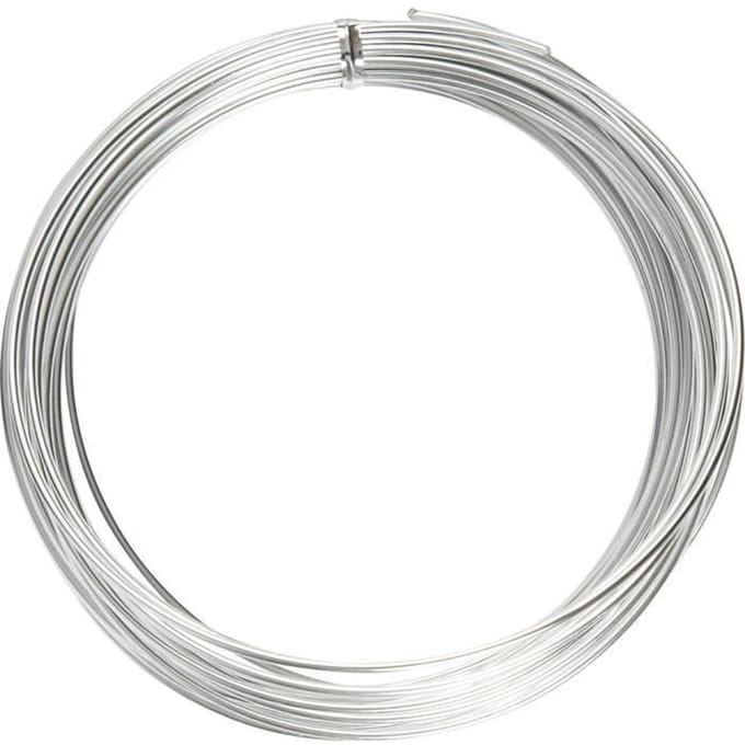 Creativ Company Alu Draad 2 mm Zilver 10 m