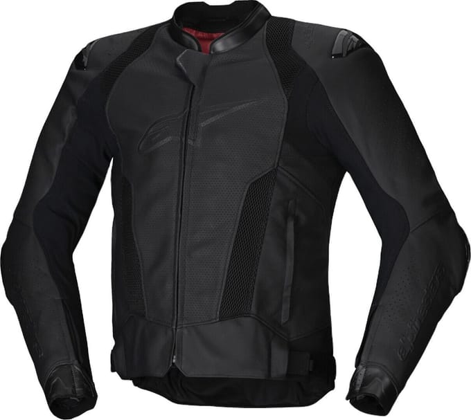 Alpinestars Missile V3 Airflow geperforeerde motorfiets lederen jas -