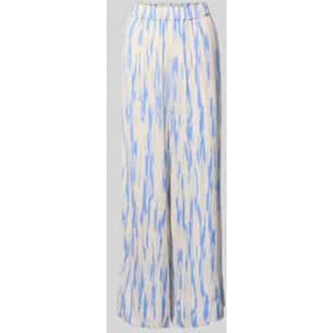 High waist broek met elastische band, model 'BAELA'