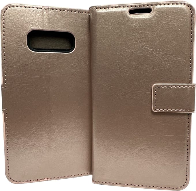 Portemonnee Book Case Hoesje Geschikt voor: Samsung Galaxy S10E - rosegoud