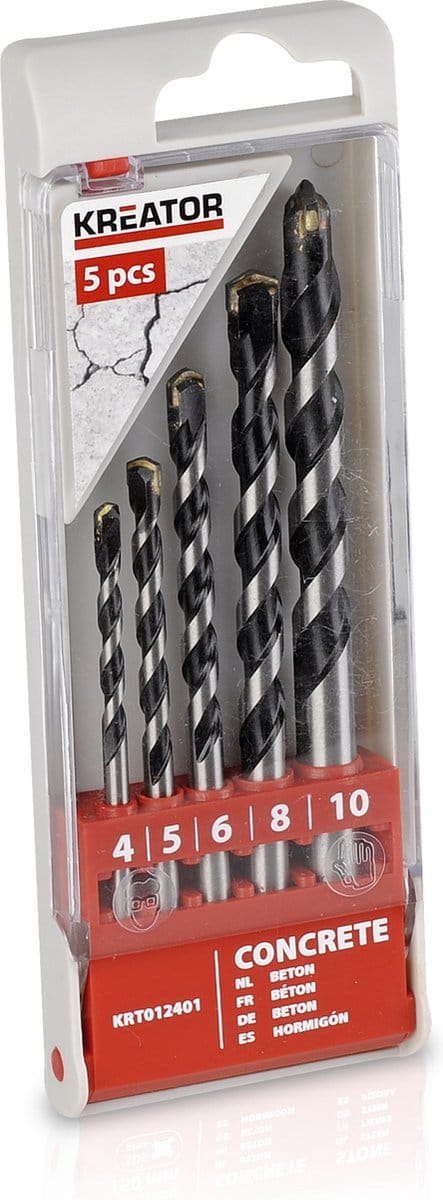 Kreator - Accessories - KRT012401 - Betonboorsets - Ø 4-10mm - 5 st.