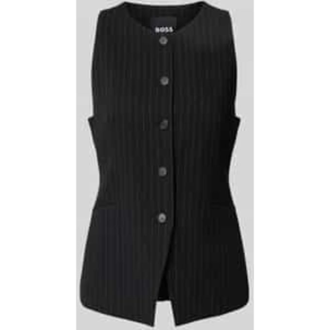 slim fit bodywarmer van pure viscose model 'JULERAN'