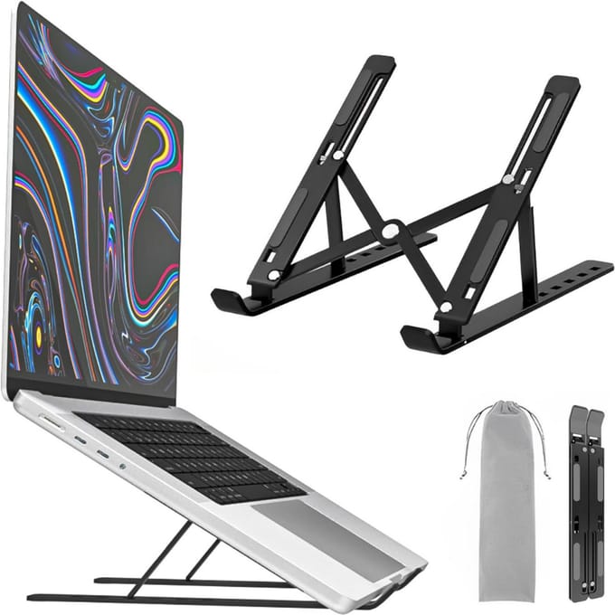 VELTRR® Laptop Standaard - Laptop Stand - Verhoging - Zwart