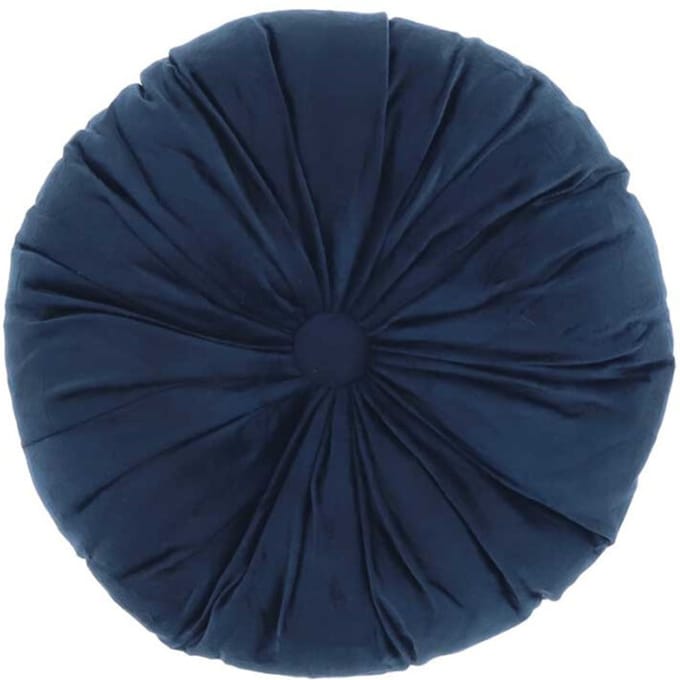 Unique Living - Kussen Basics - Ø40 cm - Blauw