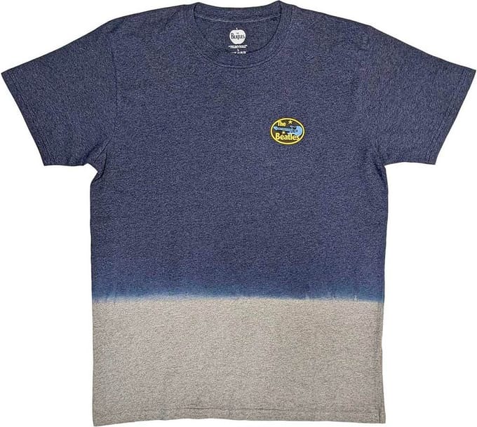 The Beatles - Oval Logo Heren T-shirt - M - Blauw
