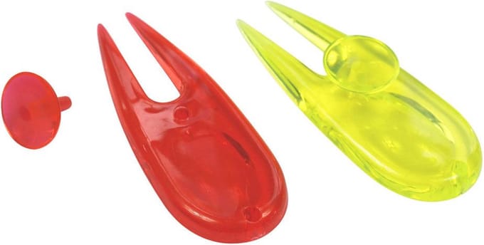 Apron 2 Neon pitchfork met ball markers - Golf - Golfsport