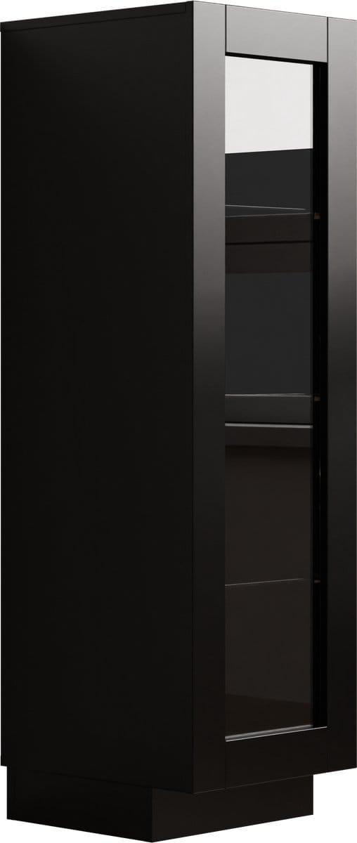VDD Home - Vitrinekast - Vitrinekast met glas - Display Kast - 120 x 37 x 40 - Zwart