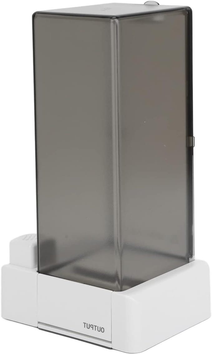 Wattenschijfjeshouder - Katoenen Houder - Make-up Verwijderen - Automatisch Druktype - 5x6 cm - Grijs