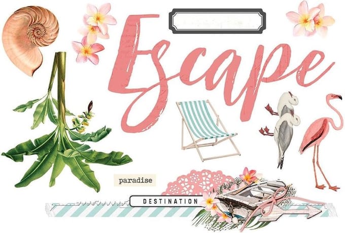Simple Stories Simple Pages Pieces Escape (12735)