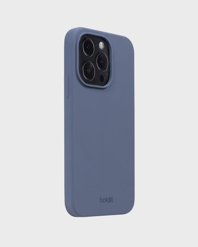 Holdit Silicone Case voor de Apple iPhone 14 Pro - Pacific Blue