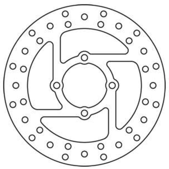 Remschijf TRW MST407, 1 Stuk