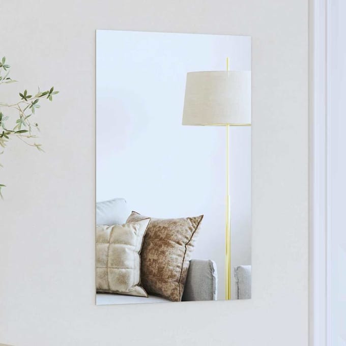 vidaXL - Wandspiegel - 40 - x - 60 - cm - gehard - glas - Rechthoekig