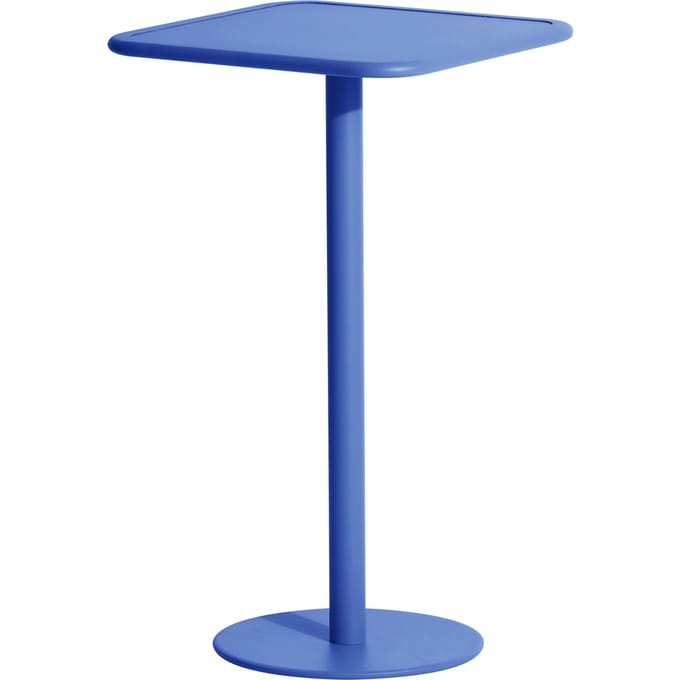 Petite Friture Week-End High Table - blauw - hoekig