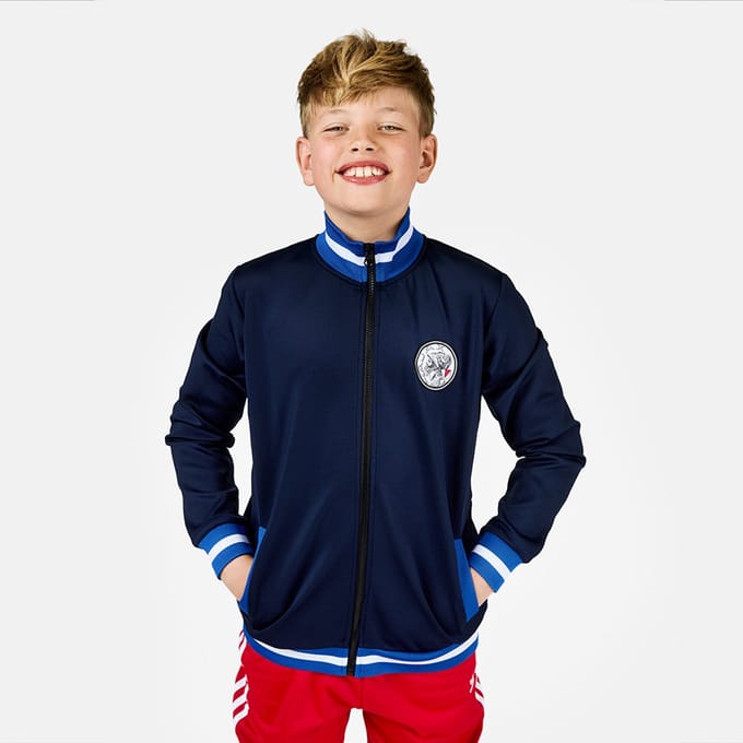 Ajax-trackjacket navy junior