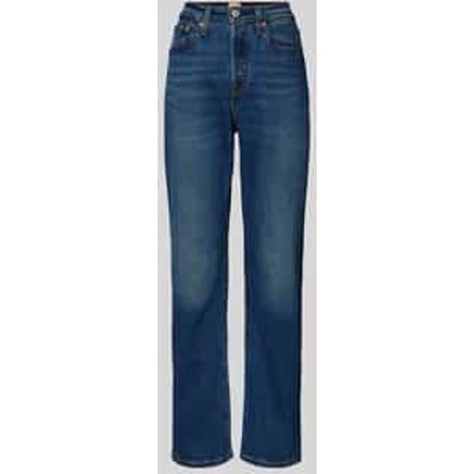 straight fit jeans van katoenmix model '501®'