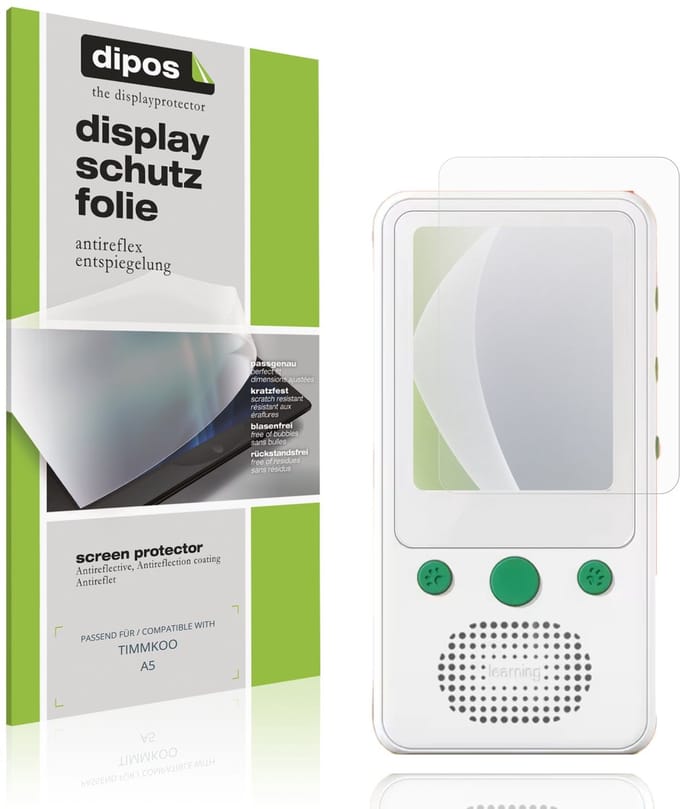 dipos – 4x Matte Beschermfolie geschikt voor TIMMKOO A5 | Krasbestendige & antireflecterende Screenprotector Ultra-Thin