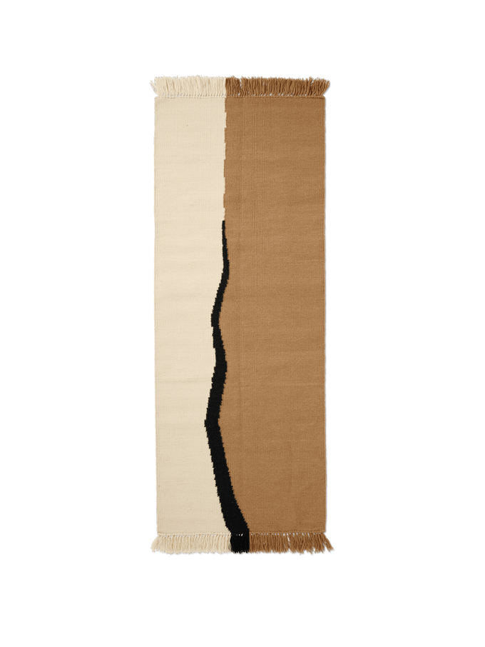 Ferm Living Bodem kelim tapijt - 70 x 180 cm