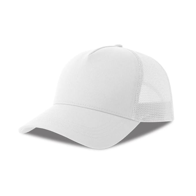 Atlantis Headwear Rapper Cotton-S Cap AT535 - WHITE/WHITE - One size