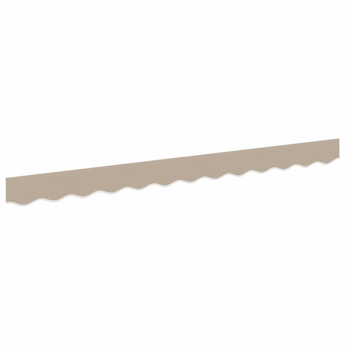 vidaXL - Vervangvolant - voor - zonnescherm - voor - 2,5 - m - Beige - Polyester