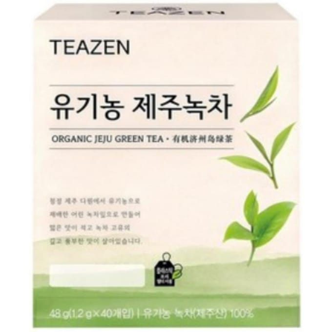 Thé vert bio Jeju Teazen 100 sachets de thé