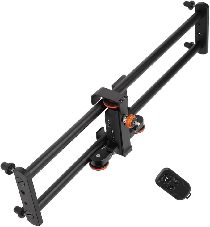 Slide Rail - YELANGU Camera Video Track Dolly - Motorized Electric Slider Dolly voor Smartphone en Camera