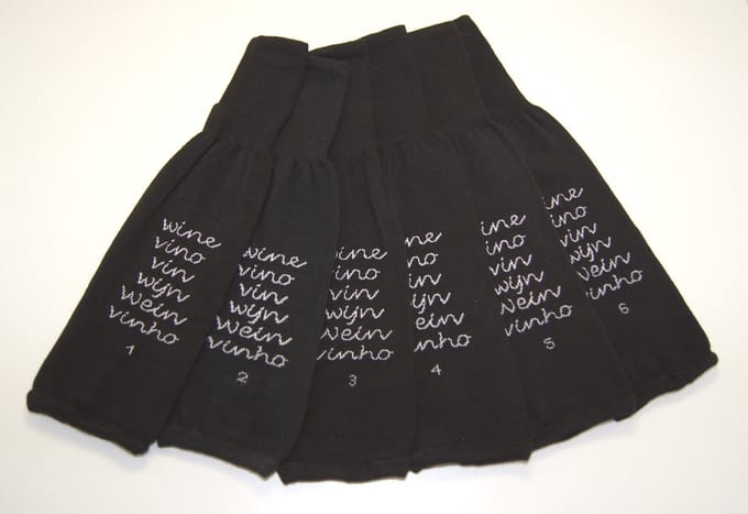 Blindproefkousen set van 6 wijnproeven blindproeven degustatie proeverij blindproefsok 6 stuks