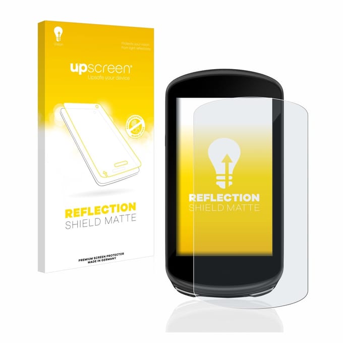 upscreen - Screenprotector voor Garmin Edge 1030 Plus - Folie Beschermfolie anti glare matte
