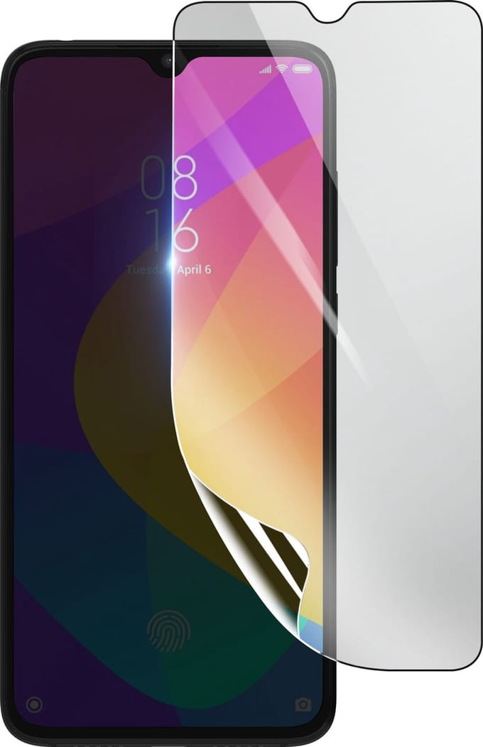 3mk, Geschikt voor Xiaomi Mi 9 Lite, Schokbestendige Hydrogel Screenprotector, Transparant