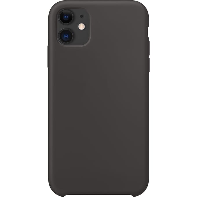 iPhone 11 Siliconen Back Cover - Zwart