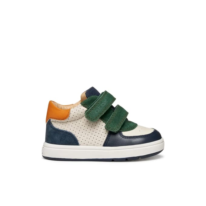 GEOX BIGLIA PEUTER Sneakers - BEIGE/GROEN - Maat 22