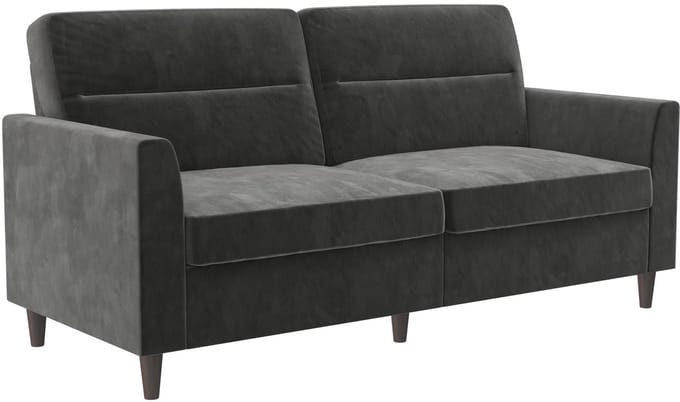 Harmony-Sofa 3-zits - Luxe Fluweelgrijs