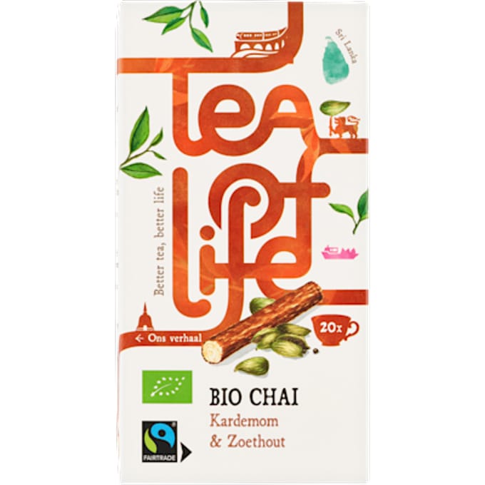 Chai kardemom zoethout