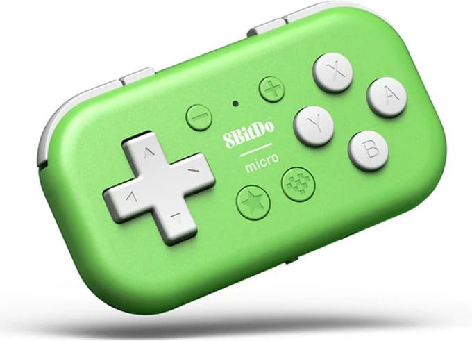 8BitDo Micro - 12 hours playtime - Pocket sized - Wireless Controller - Nintendo Switch