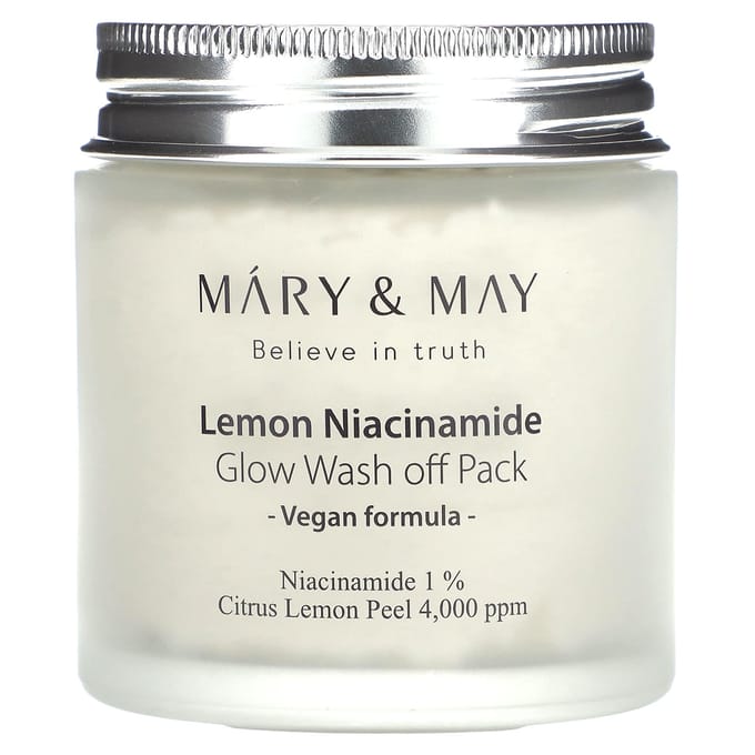 Mary&May - Pack de masques lavables au niacinamide et au citron beige