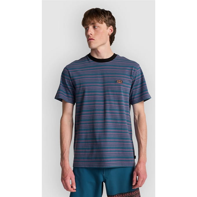 Billabong Baxter T-shirt Met Korte Mouwen Blauw,Paars M Man