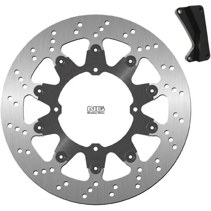 Vlotterende motorremschijfset en steuntje NG Brake Disc 749K13