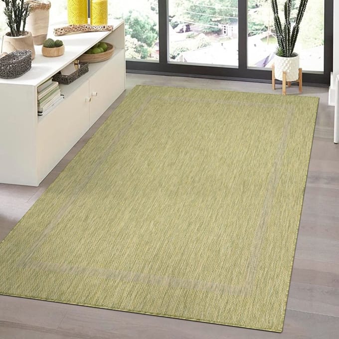 TapisTrend Buiten- en terraskleden Groente 60x100 cm Binnen- en buitenkleed, groen, polypropyleen, voor keuken, balkon, duurzaam