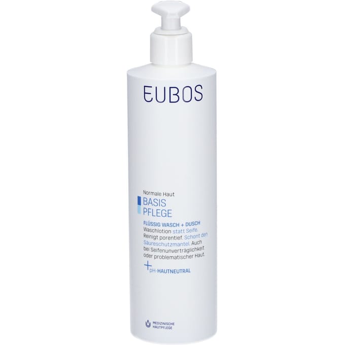 EUBOS Vloeibare Was Emulsie (Blauw) 400 zeep