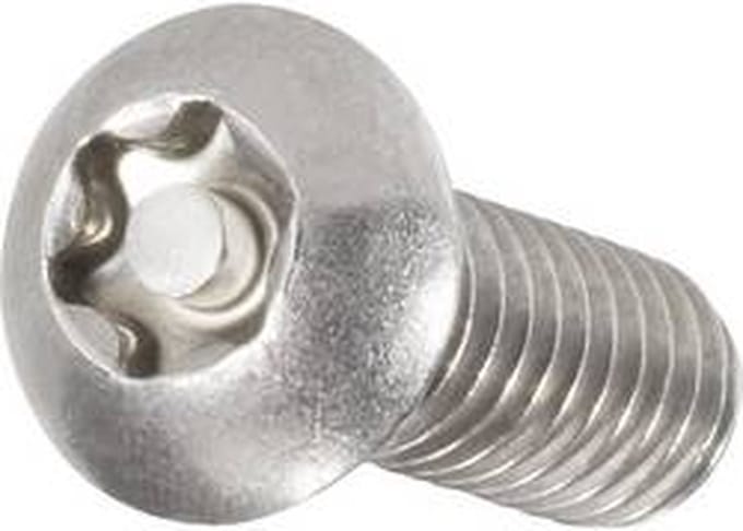 TOOLCRAFT 888793 Lenskopschroeven M6 40 mm T-profiel met pin RVS A2 10 stuk(s)