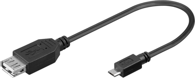 Goobay USB Micro-B / USB A OTG High-Speed Adapter for Charging Cable Connection